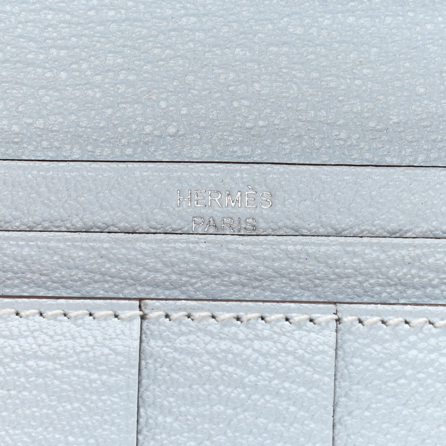 Chevre Mysore Bearn Gusset Wallet Bleu Brume