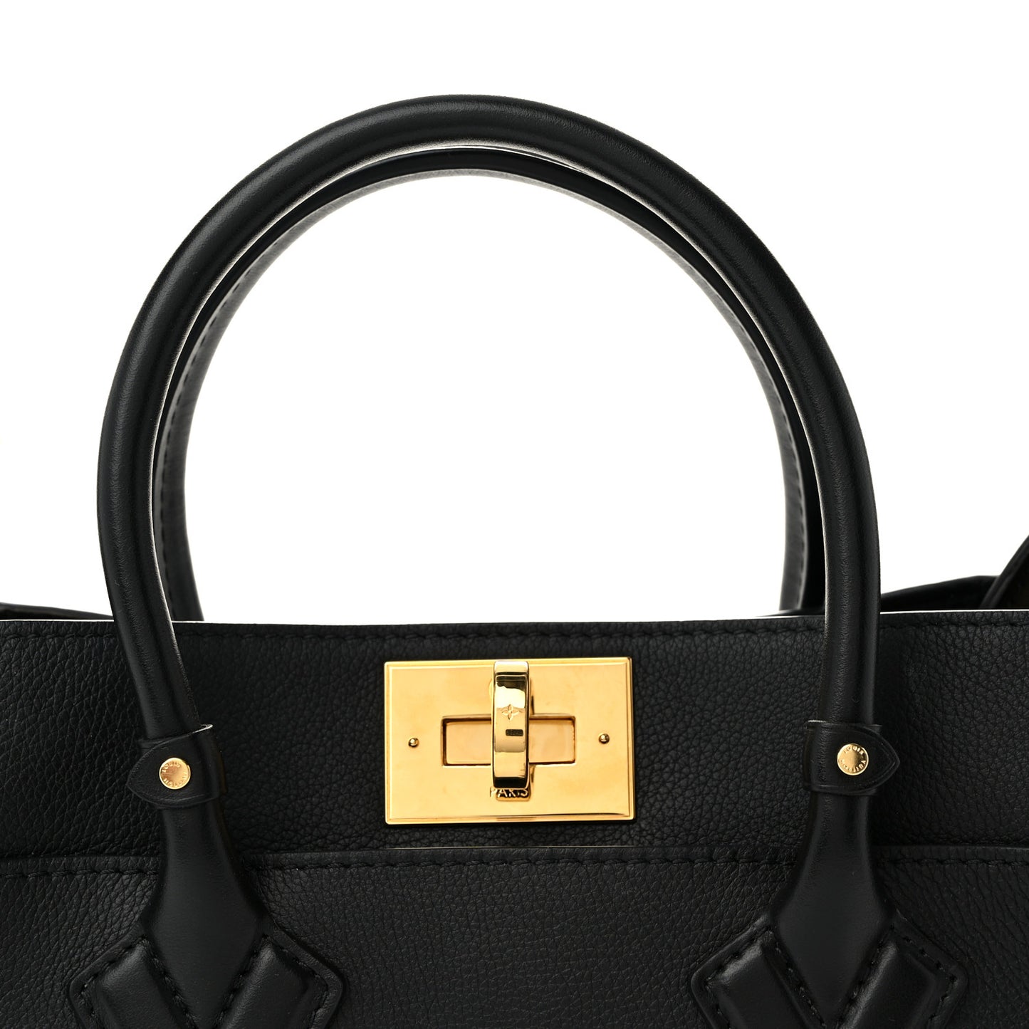 Calfskin Monogram On My Side PM Black