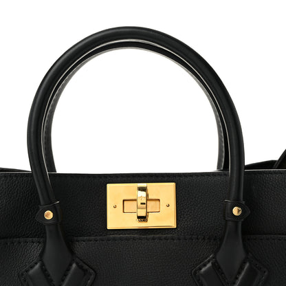 Louis Vuitton Calfskin Monogram On My Side PM Black 7 of 9