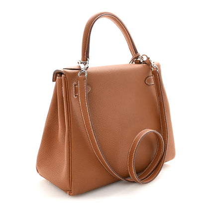 Hermes Togo Kelly Retourne 28 Gold 3 of 11