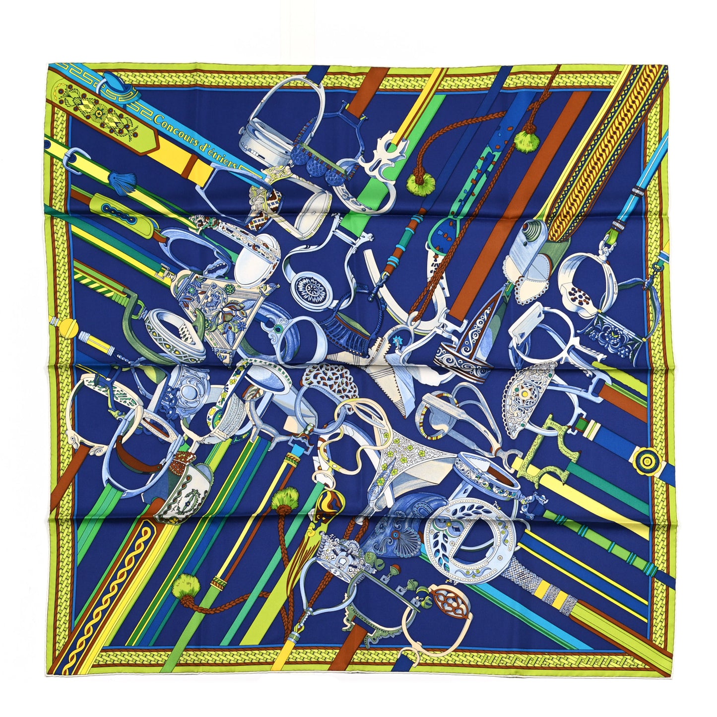 Silk Concours D'Etriers Scarf 90