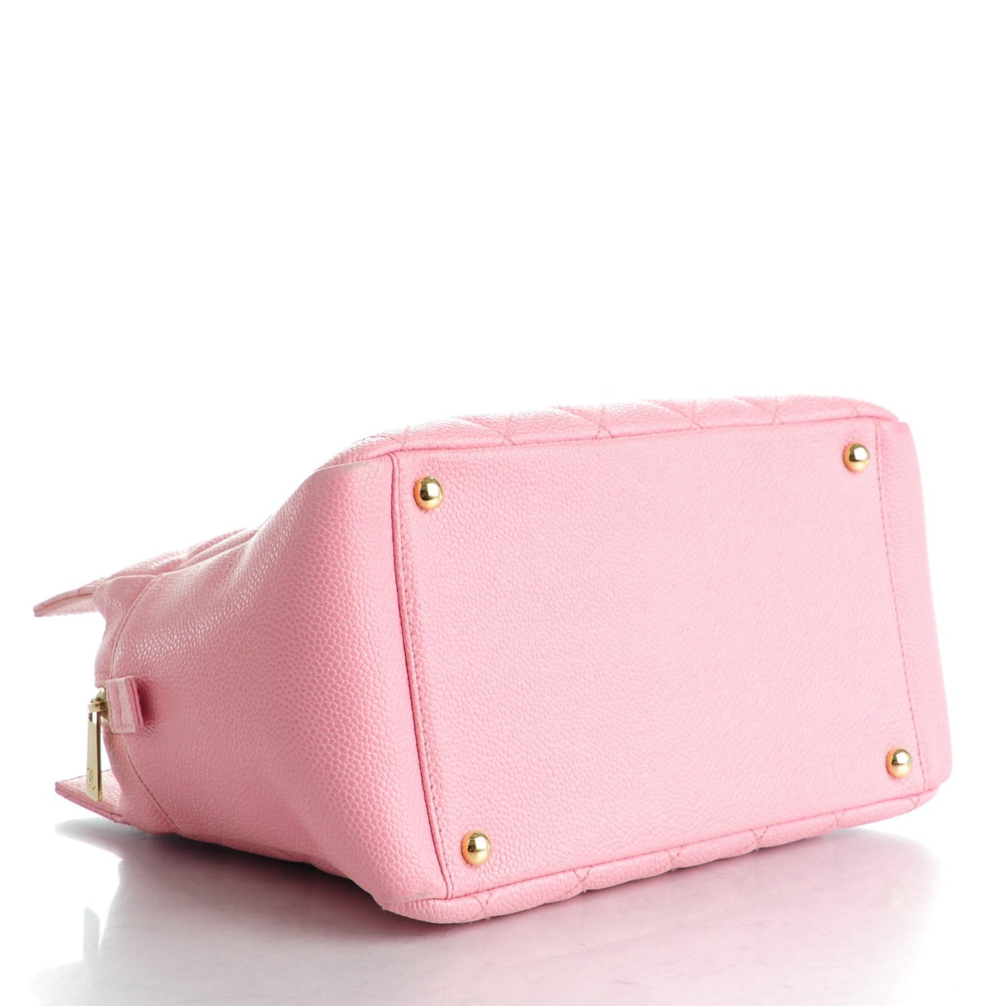 Caviar Quilted Petit Timeless Shopping Tote PTT Pink