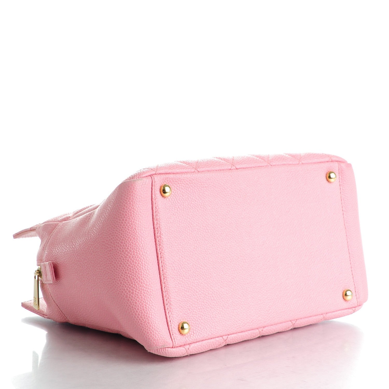 Chanel Caviar Quilted Petit Timeless Shopping Tote PTT Pink 4 of 9