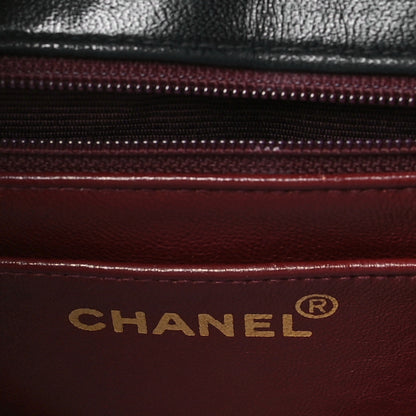 Chanel Lambskin Quilted Medium Single Flap Black 6 of 10