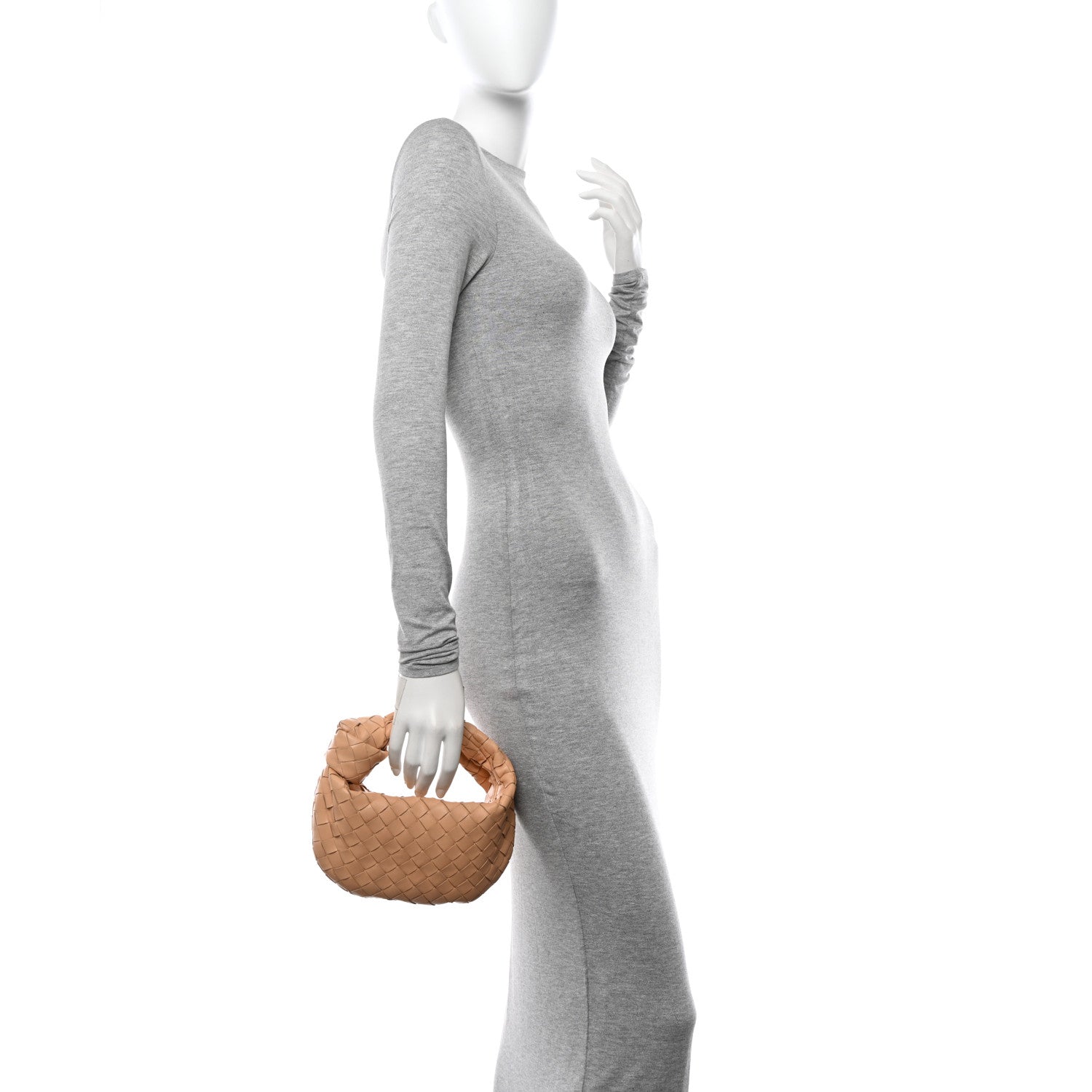 Bottega Veneta Nappa Intrecciato Mini Jodie Almond 2 of 11