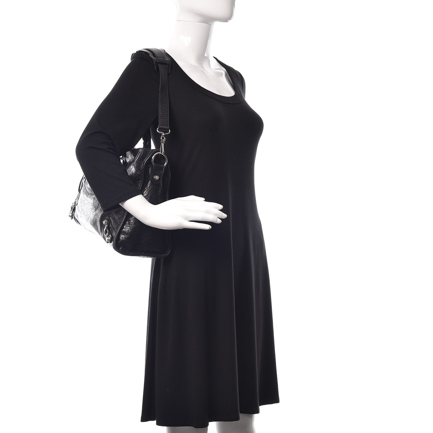 Agneau Giant 12 Silver Hardware City Black