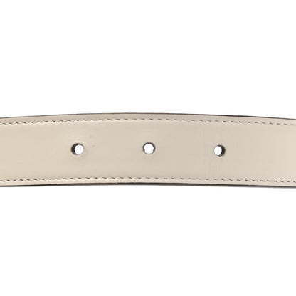Gucci Calfskin Torchon Double G Chain 25mm Belt 85 34 Mystic White 5 of 5