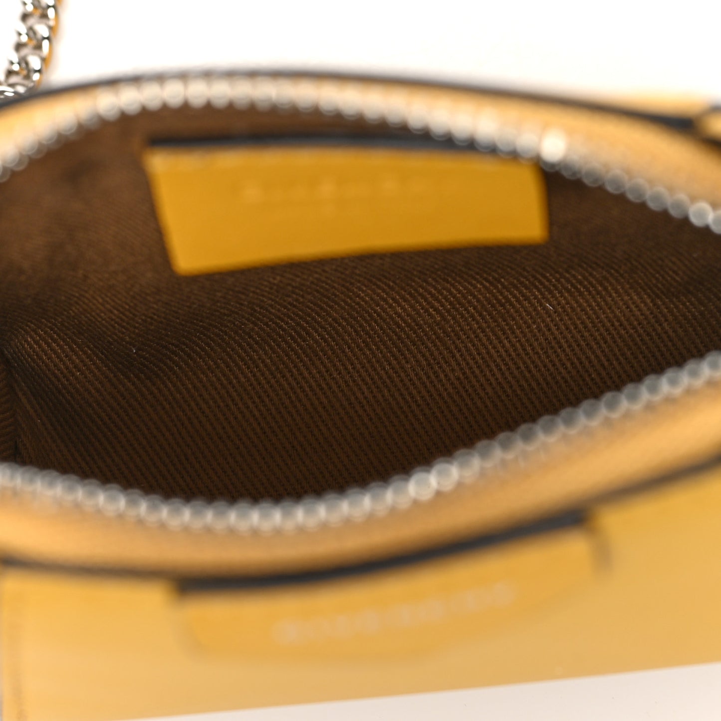 Lambskin Baby Antigona Dark Yellow
