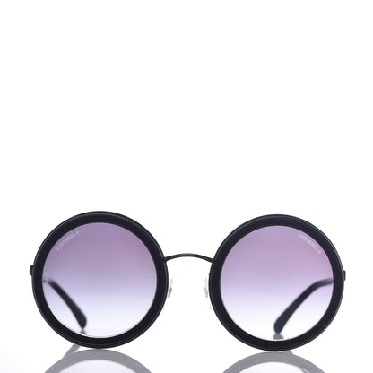 Chanel Round Sunglasses 4226 Black 2 of 7