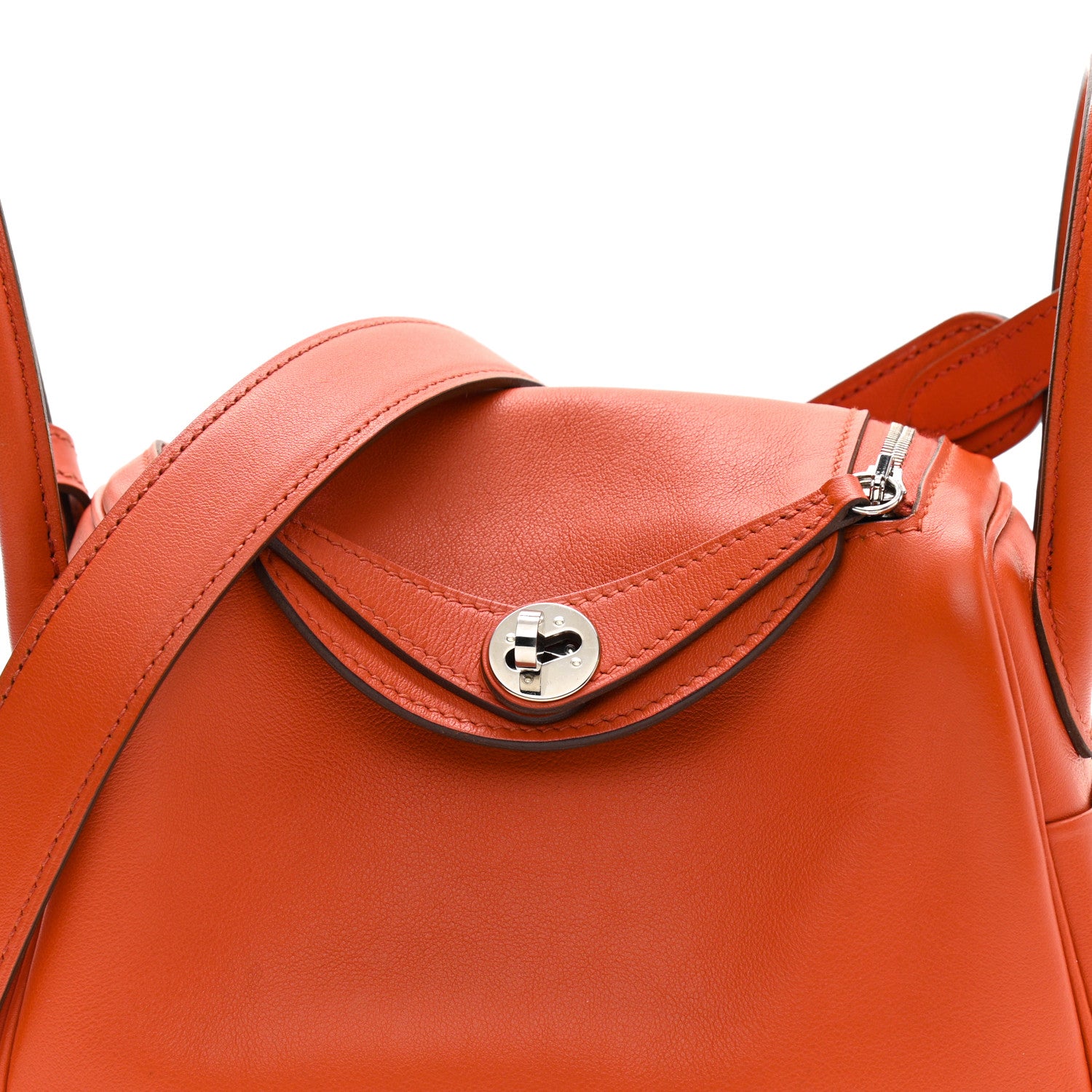 Hermes Swift Verso Mini Lindy 20 Terre Battue Sesame 8 of 13