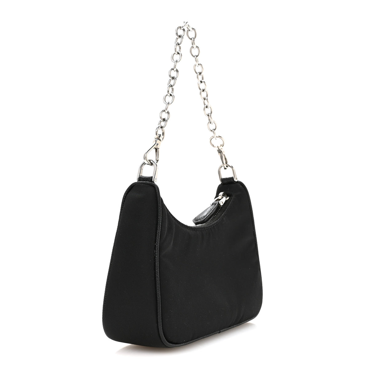 Tessuto Nylon Mini Re-Edition 2000 Shoulder Bag Black