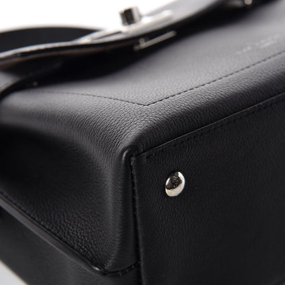 Louis Vuitton Calfskin Lockme Ever BB Black 10 of 13
