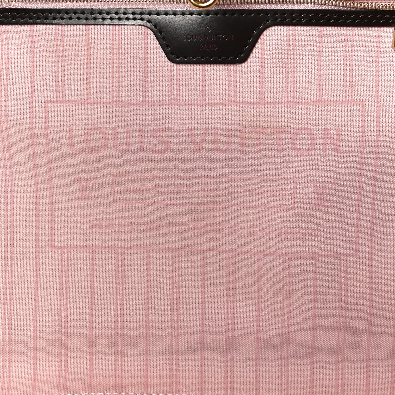 Louis Vuitton Damier Ebene Neo Neverfull MM Rose Ballerine 7 of 14
