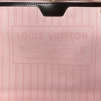 Louis Vuitton Damier Ebene Neo Neverfull MM Rose Ballerine 7 of 14