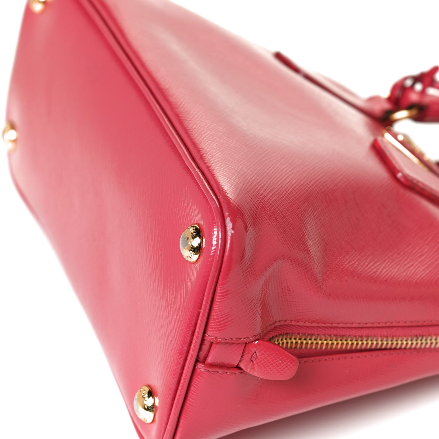 Saffiano Vernice Mini Promenade Double Zip Tote