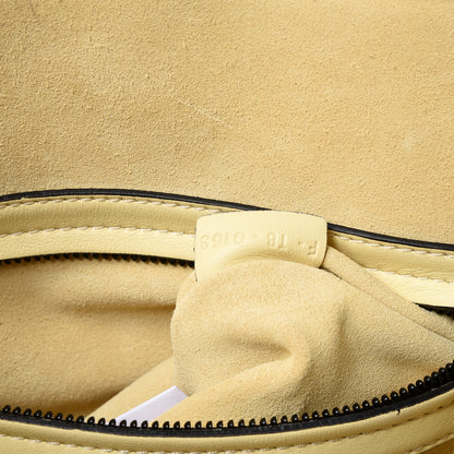 Celine Supple Calfskin Medium Phantom Luggage Light Yellow 5 of 10