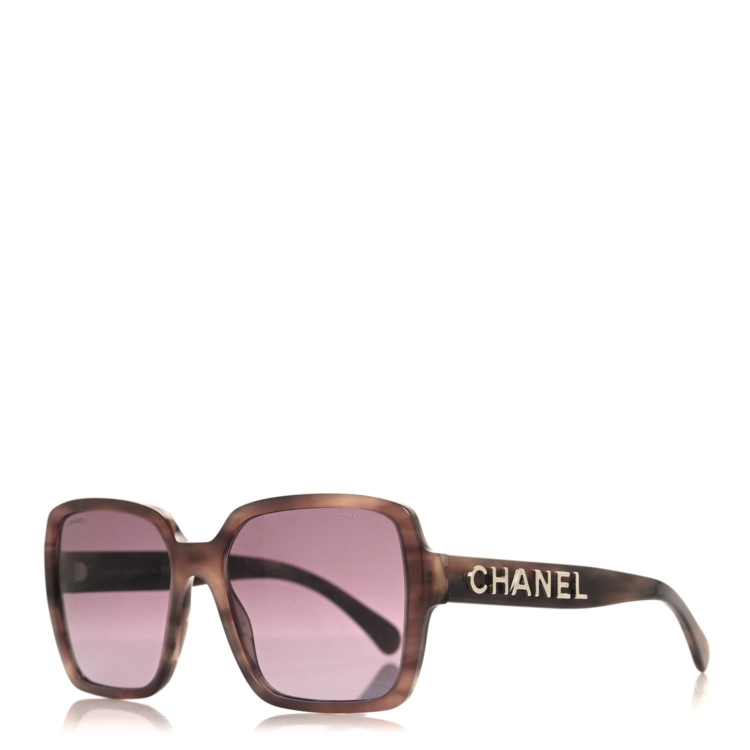 Chanel Acetate Square Sunglasses 5408 Purple 1 of 7
