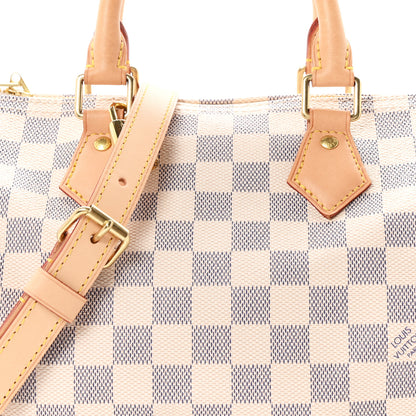 Louis Vuitton Damier Azur Speedy Bandouliere 25 13 of 19