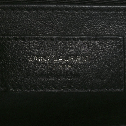 Saint Laurent Grain De Poudre Small Monogram Kate Satchel Black 7 of 11