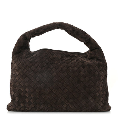 Bottega Veneta Suede Intrecciato Small Hop Fondant 1 of 10