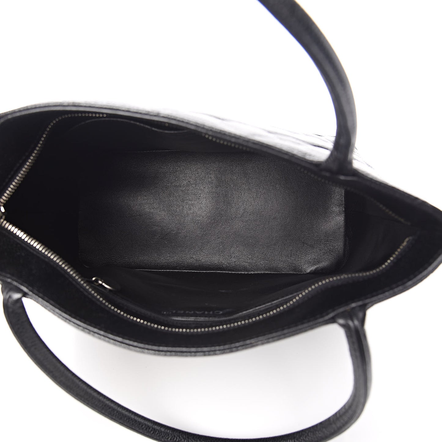 Caviar Quilted Medallion Tote Black