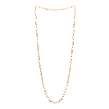Cartier 18K Yellow Gold SM Santos De Cartier Link Necklace 22" 3 of 5