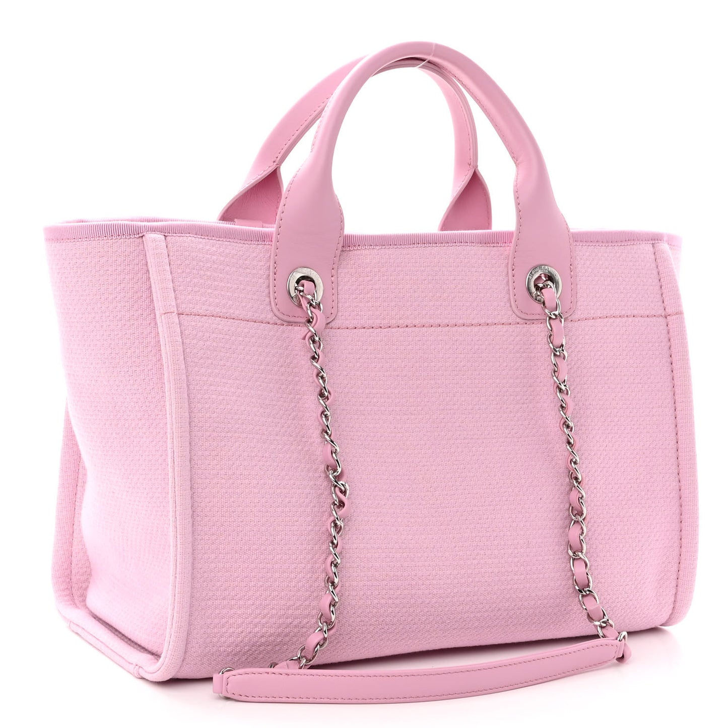 Mixed Fibers Small Deauville Tote Pink