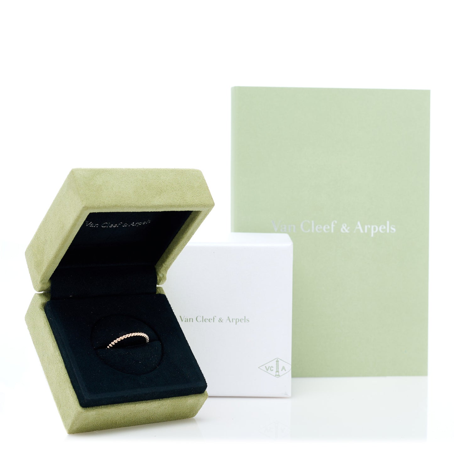 18K Rose Gold Small Perlee Ring 58 8.25