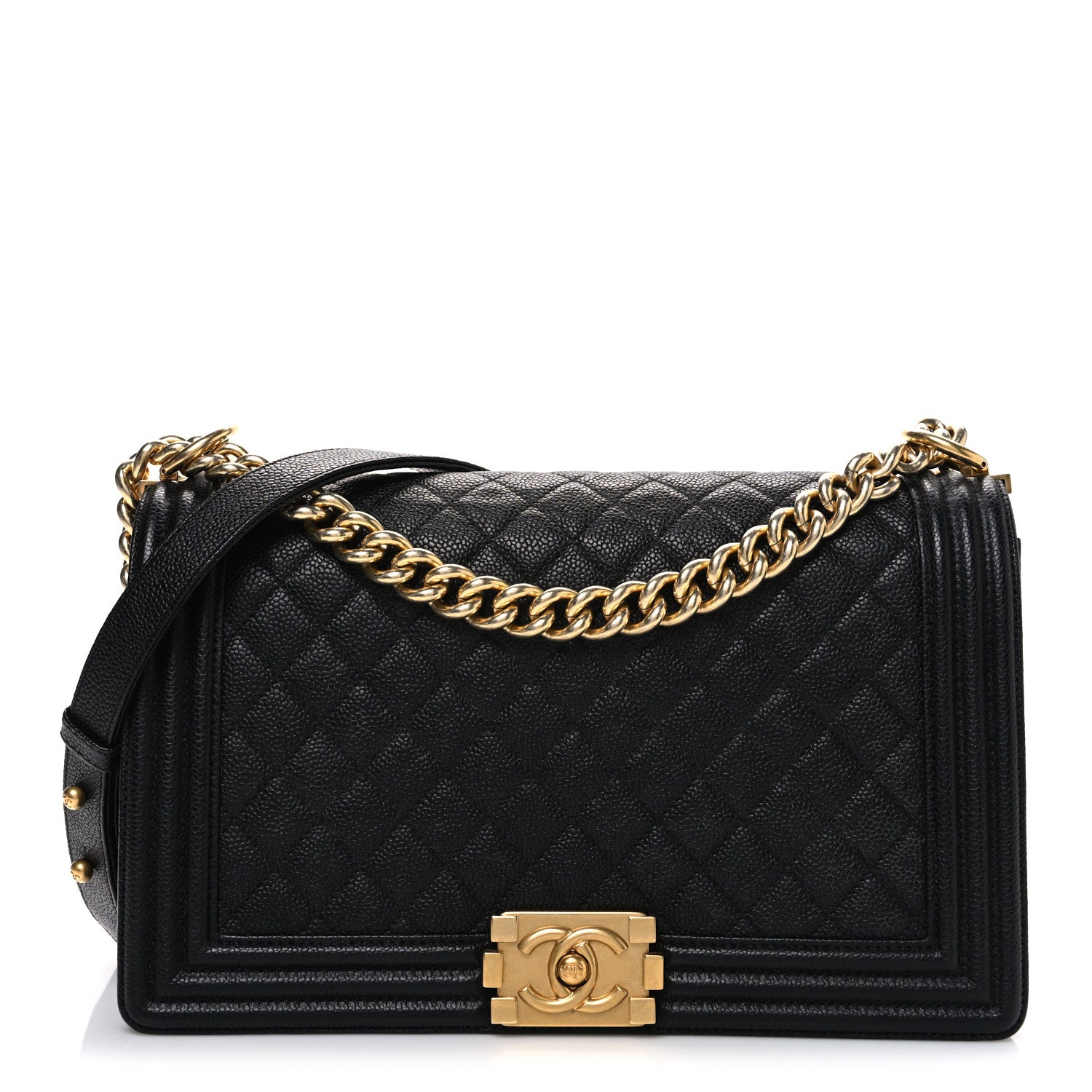 Chanel Caviar Quilted New Medium Boy Flap Black 1 of 10