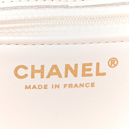 Chanel Caviar Quilted Medium Sweet Classic Flap White 6 of 10