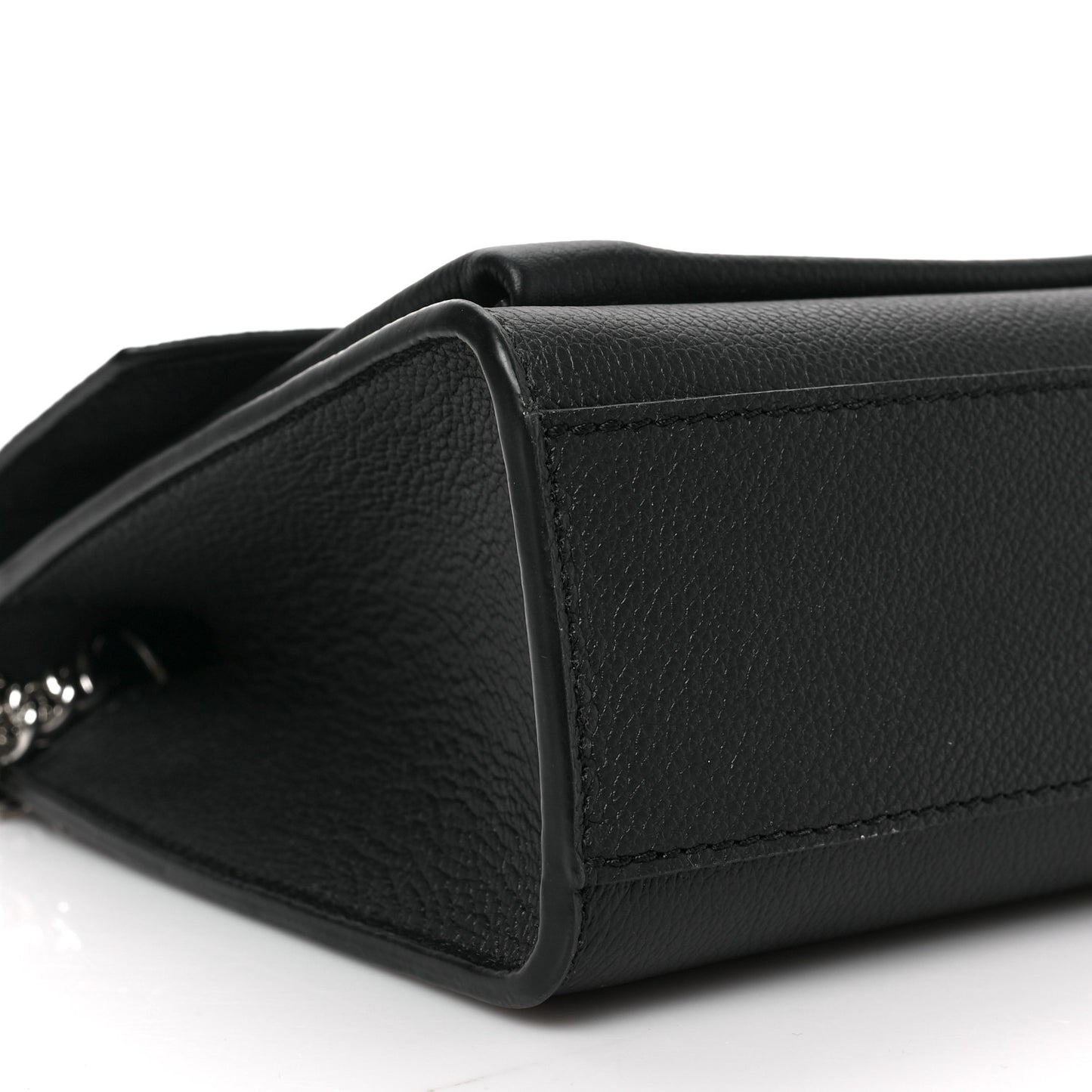 Soft Calfskin Mylockme Chain Bag BB Black