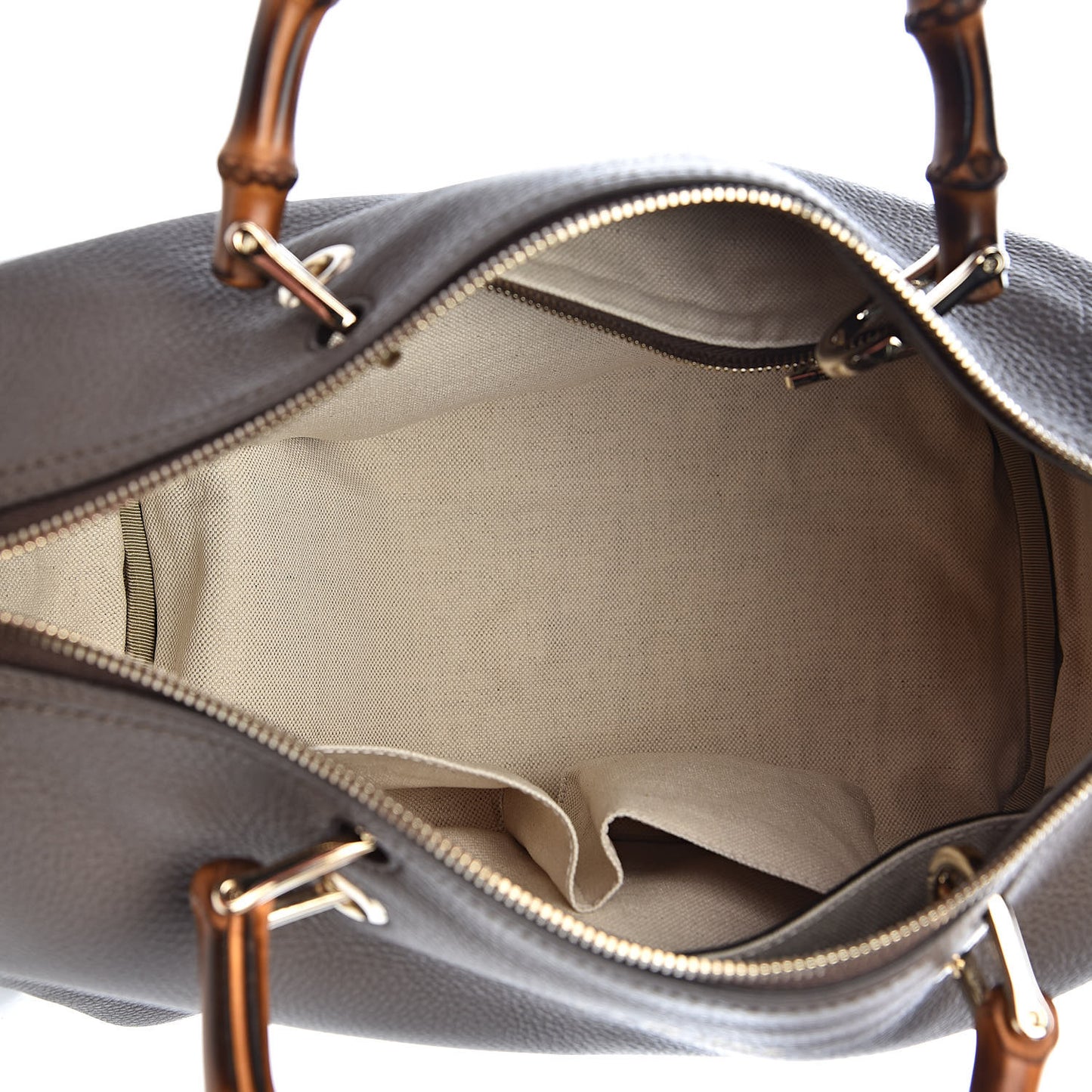 Calfskin Medium Bamboo Shopper Boston Acero