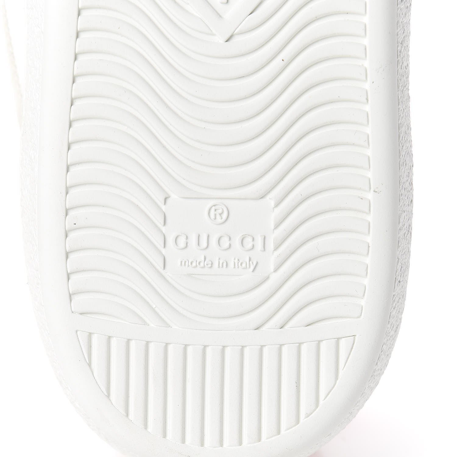 Gucci Calfskin Ayers Web Panther Embroidered Mens Ace Sneakers 11 White 6 of 7