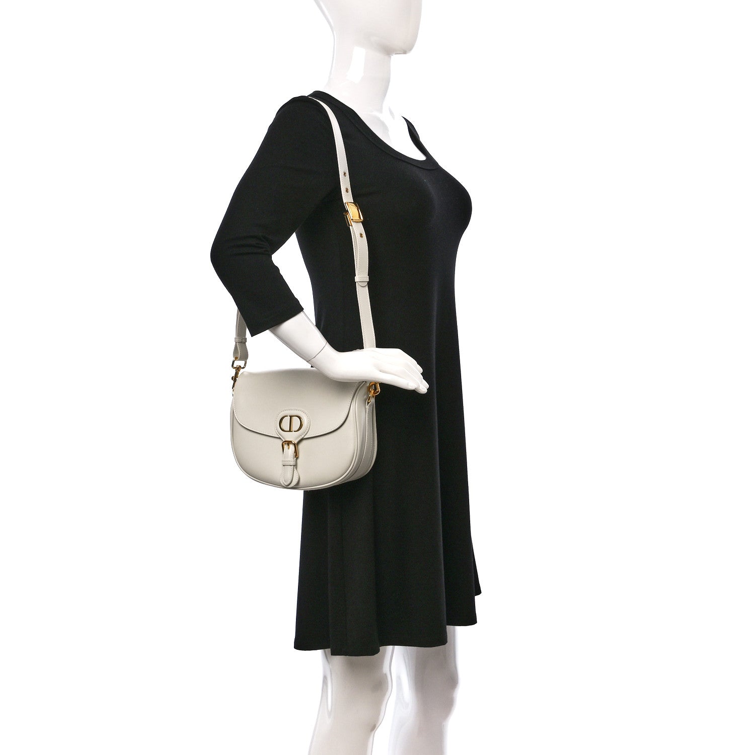 Christian Dior Box Calfskin Medium Bobby Flap Latte 2 of 13