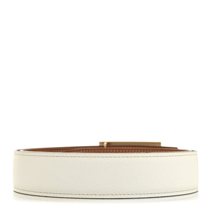 Hermes Epsom Swift 32mm Collier De Chien CDC Belt White Naturel 2 of 5