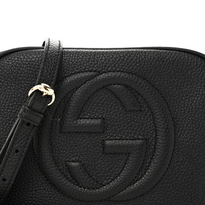 Gucci Pebbled Calfskin Small Soho Disco Bag Black 8 of 11