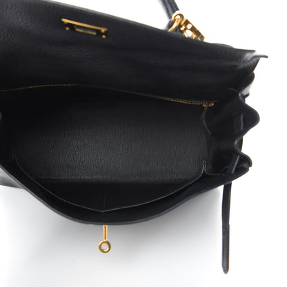 Hermes Togo Kelly Retourne 32 Black 6 of 15
