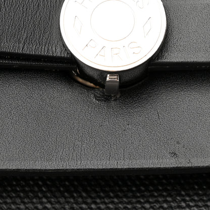 Hermes Toile H Berline Vache Hunter Herbag Zip 39 MM Black Ecru 11 of 11