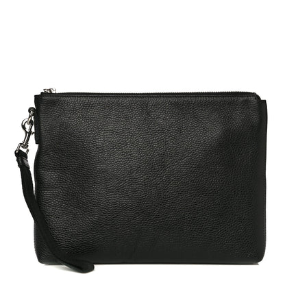 Gucci Pebbled Calfskin Clutch Black 1 of 14