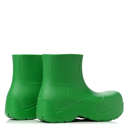 Bottega Veneta Rubber Puddle Ankle Boots 39 Grass 5 of 8