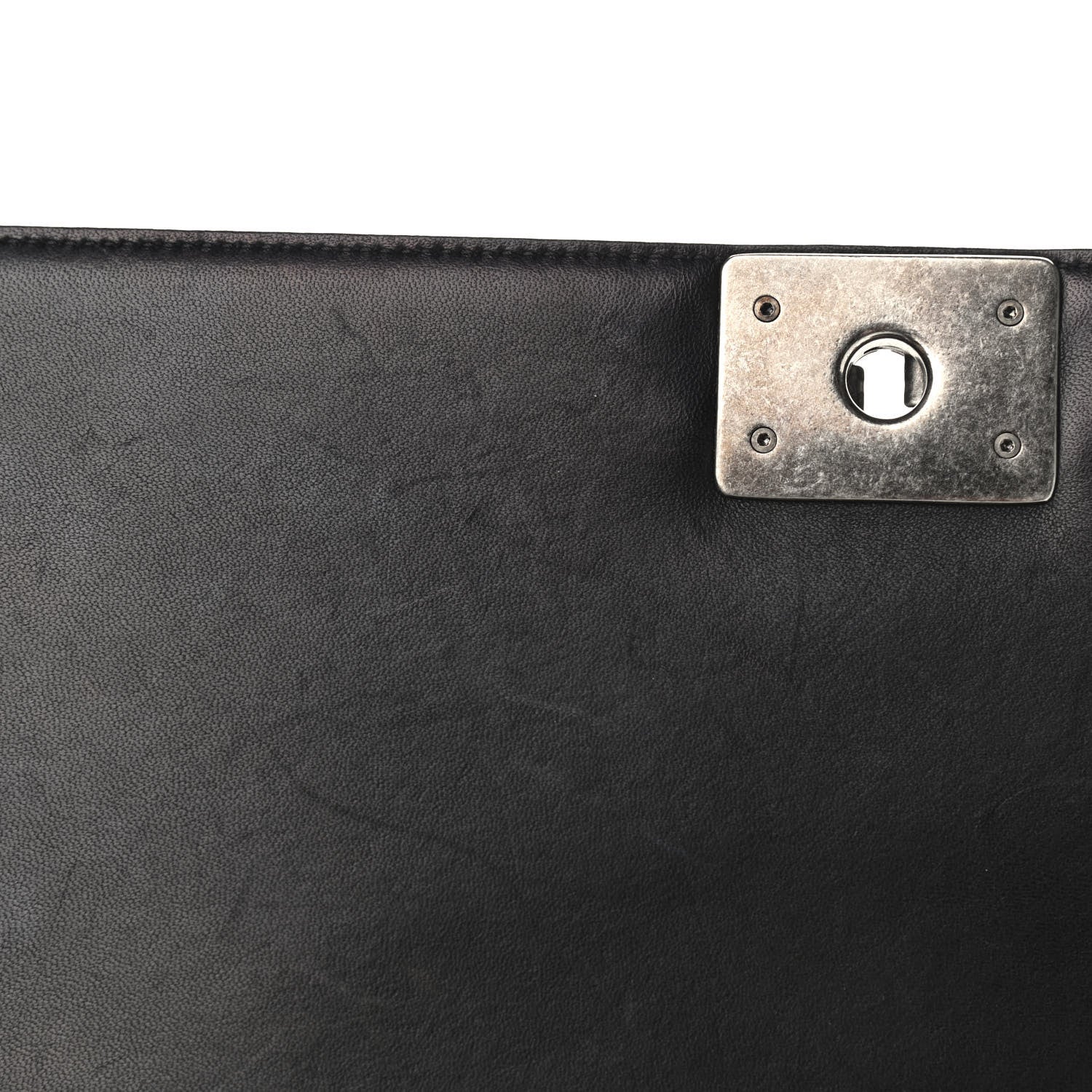 Chanel Lambskin Quilted Large Boy Flap Black 10 of 10