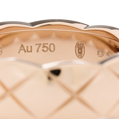 Chanel 18K Beige Gold Small Coco Crush Ring 51 5.75 6 of 9