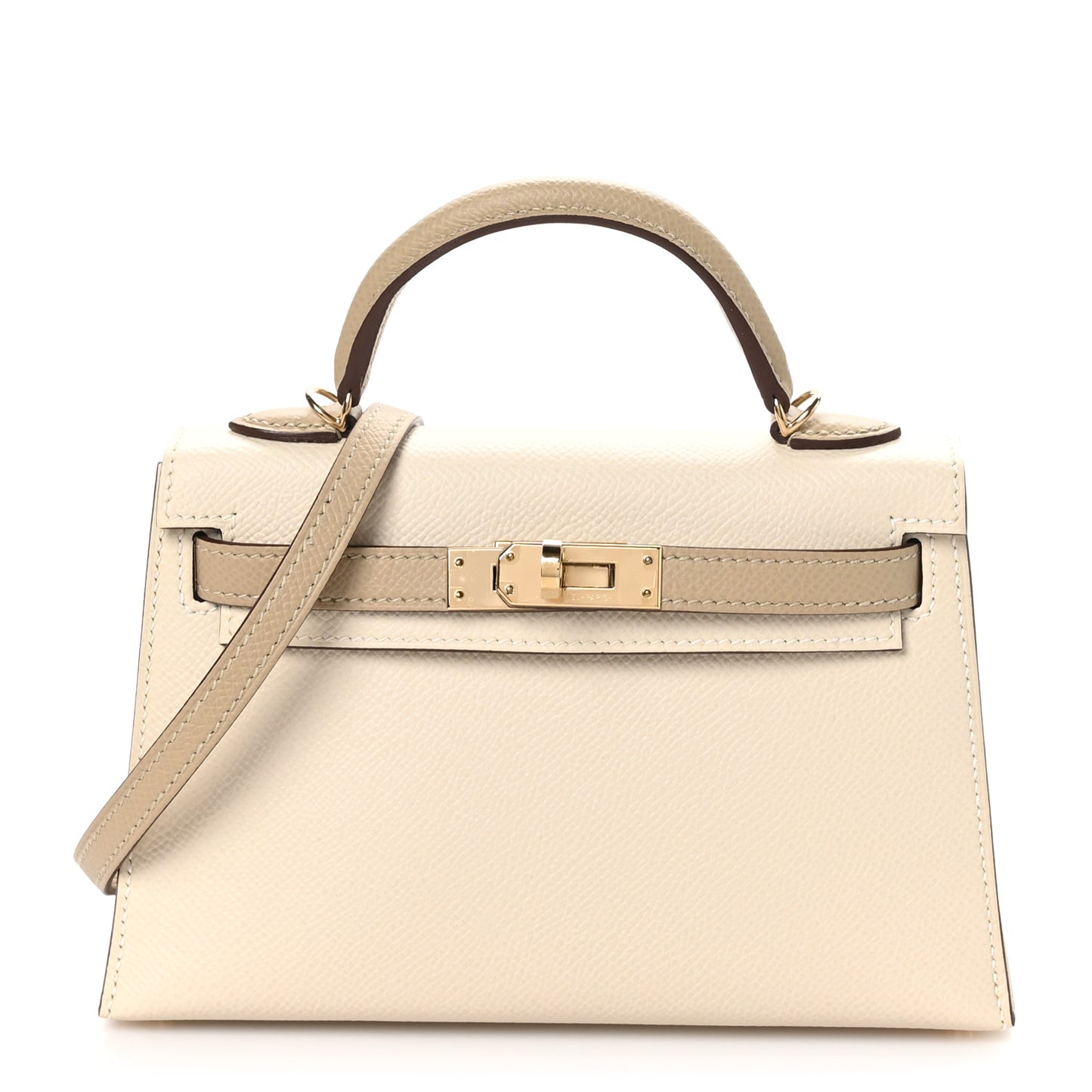 Epsom Mini Horseshoe Kelly Sellier 20 Craie Trench