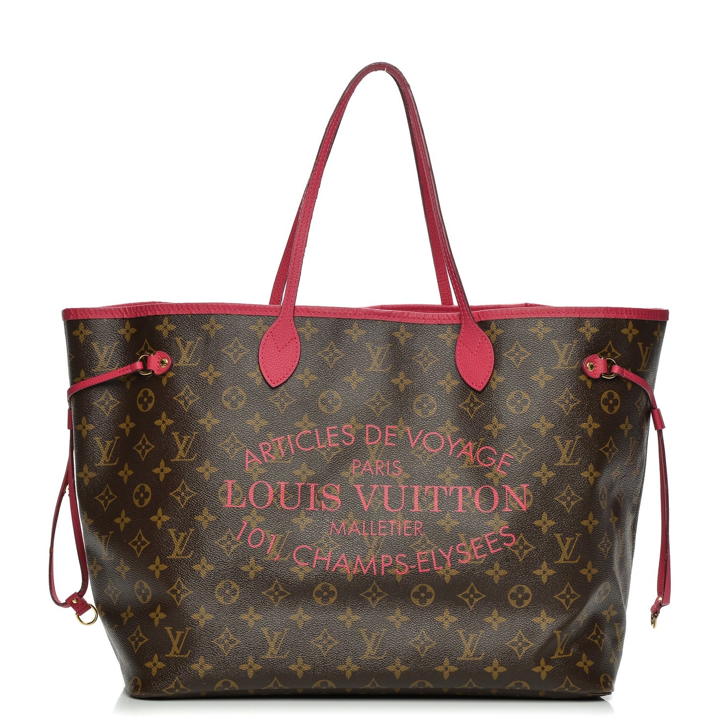 Monogram Articles de Voyage Ikat Neverfull GM Rose Indien