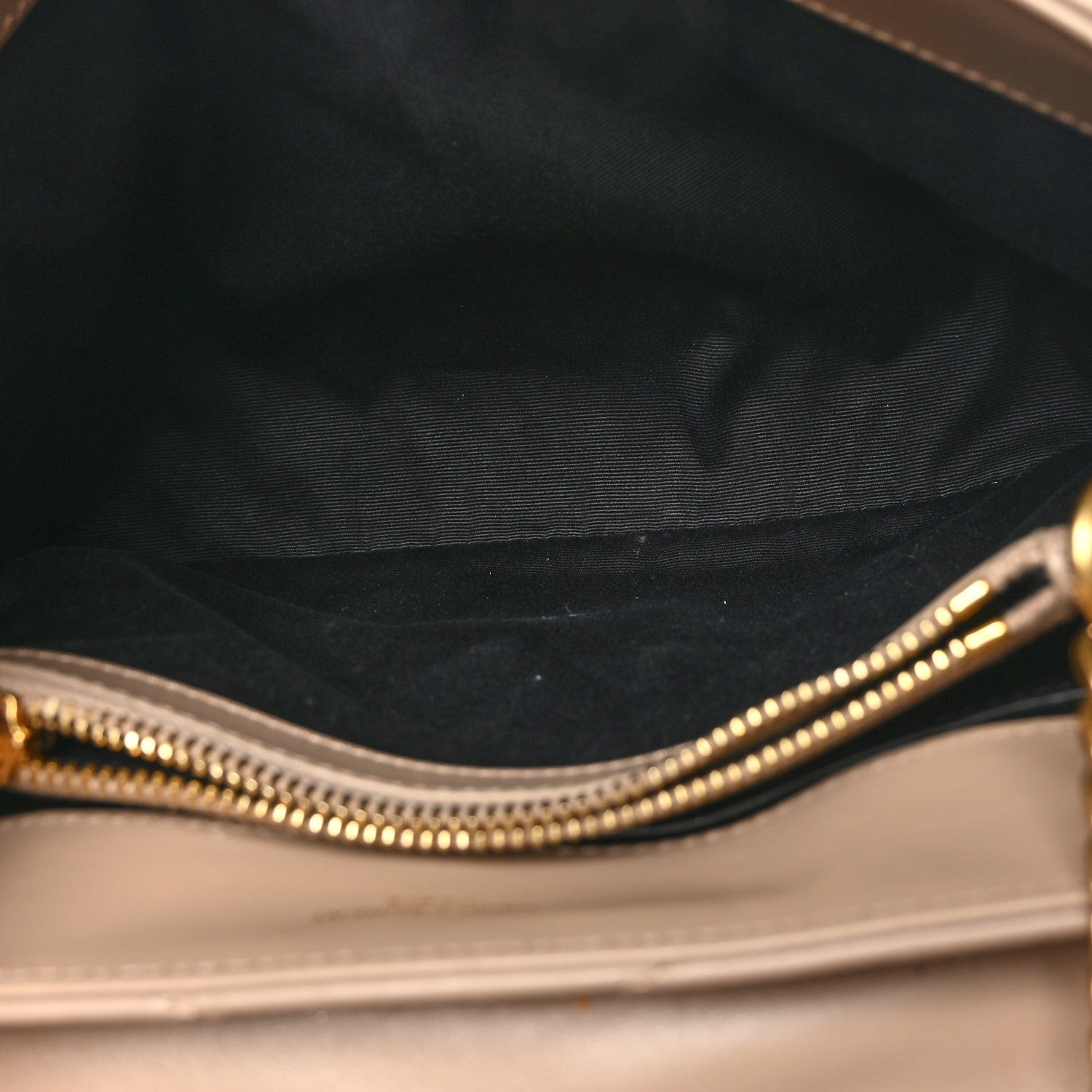 Saint Laurent Calfskin Y Quilted Monogram Small Loulou Chain Satchel Dark Beige 5 of 12