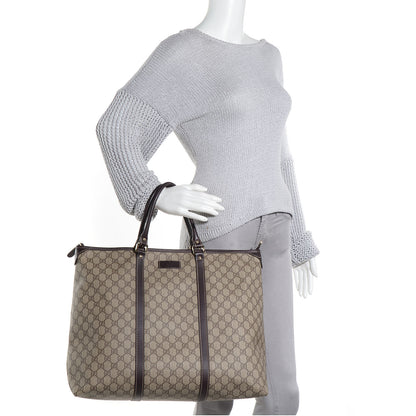Gucci GG Supreme Monogram Medium Joy Tote Bag Brown 2 of 8