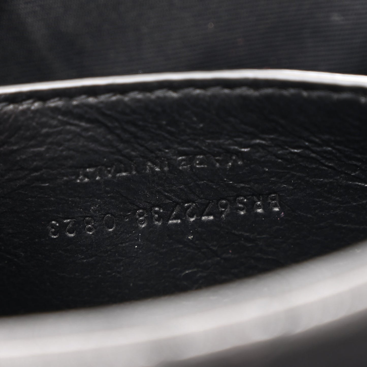 Lambskin Quilted Monogram Mini Nolita Black