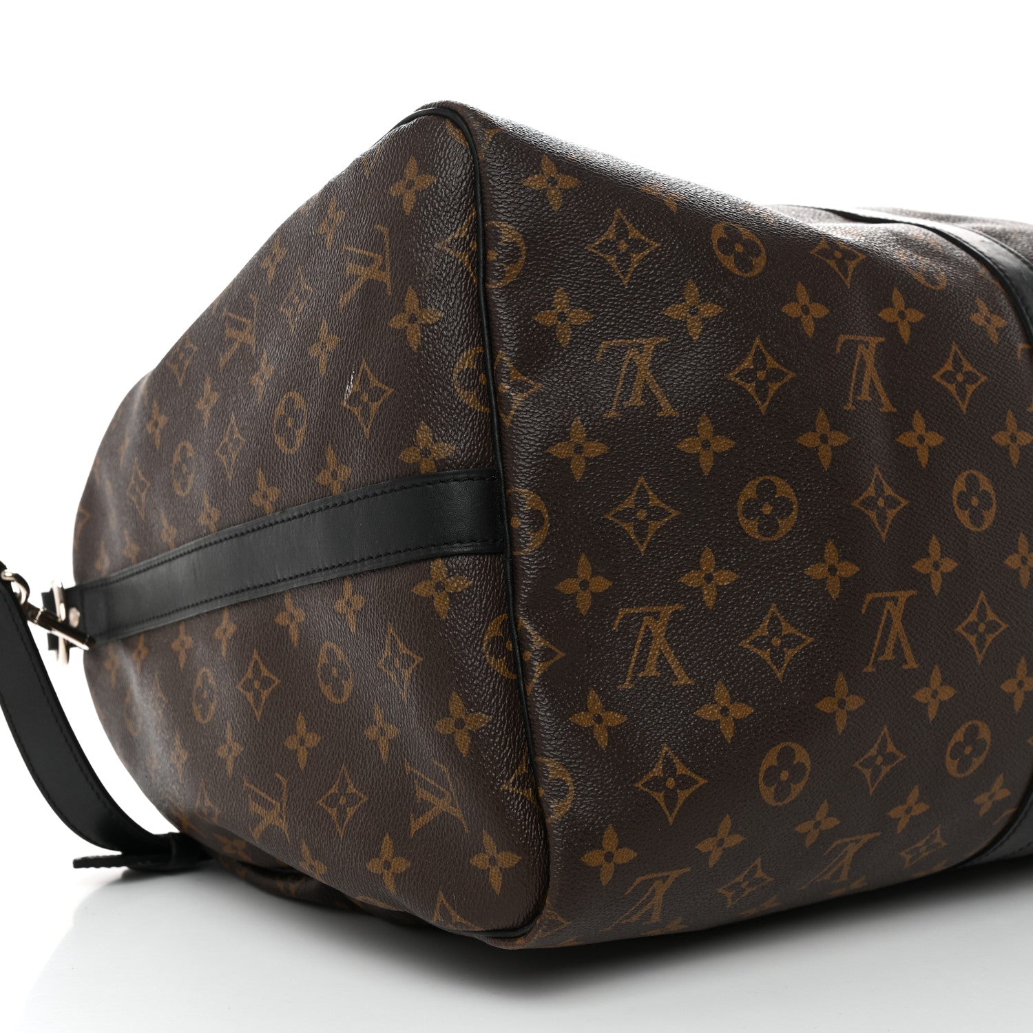 Louis Vuitton Monogram Macassar Keepall Bandouliere 55 8 of 13