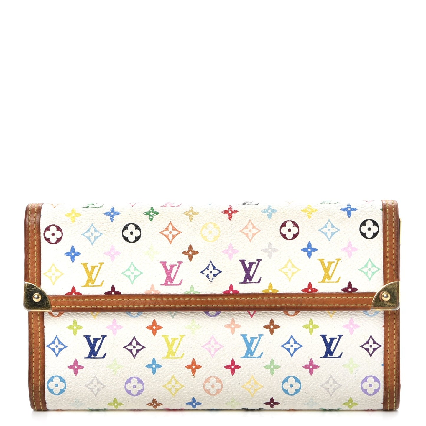 Monogram Multicolor Porte Tresor International Wallet White