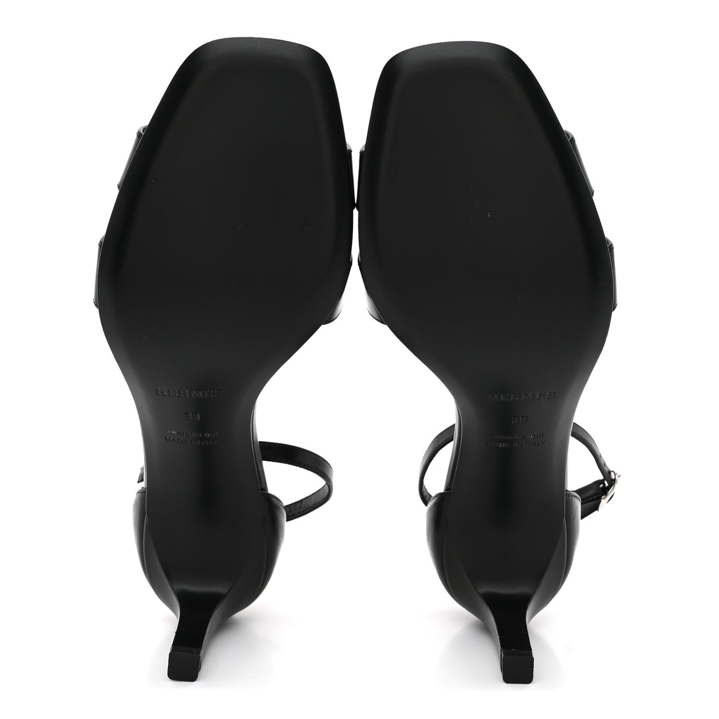 Calfskin Joy 70 Sandals 39 Black